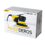 Mirka Deros 650CV 150mm električna brusilica je brusilica s mogućnošću spajanja s aplikacijom putem bluetooth tehnologije.