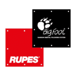 Rupes Banner promotivna dekorativna cerada je cerada crvene ili crne boje od kvalitetnog vinila s metalnik alkicama za montažu te na sebi ima logo marke Rupes ili logo Rupesove Big Foot linije.