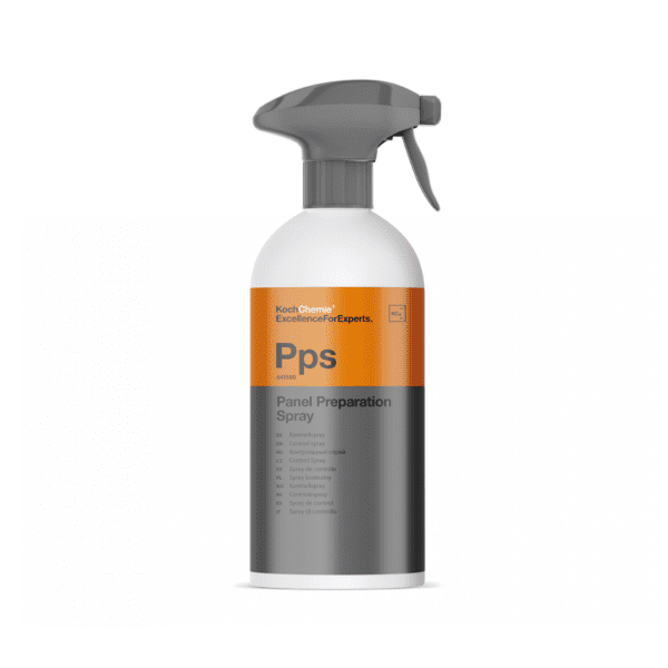 Koch Chemie Pps Panel Preparation Spray odmašćivač je sredstvo za čišćenje spremno za upotrebu na bazi alkohola. Služi za pripremu površina i uklanjanje ulja, voskova i ostataka pasti za poliranje.