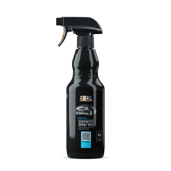 ADBL Synthetic Spray Wax 500ml vosak u spreju je tekućina u crnoj plastičnoj boci sa sprej nastavkom koja služi za zaštitu površina.