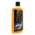Meguiar's Gold Class Car Wash Shampoo šampon je gusta tekućina zlatno žute boje koja dolazi u prozirnoj boci i služi za pranje vozila i zaštitu.