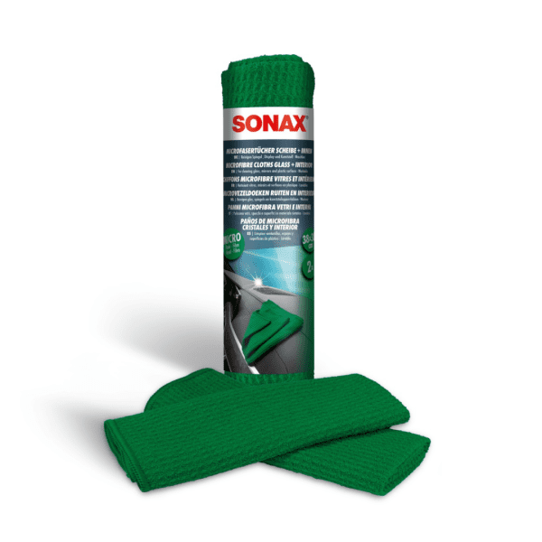 Sonax Microfibre Cloth Glass + Interior 2kom krpe od mirkofibre glatko klizi po površini i osigurava čistoću bez mrlja. Idealno za čišćenje stakla, ogledala, osjetljivih zaslona i plastičnih površina.
