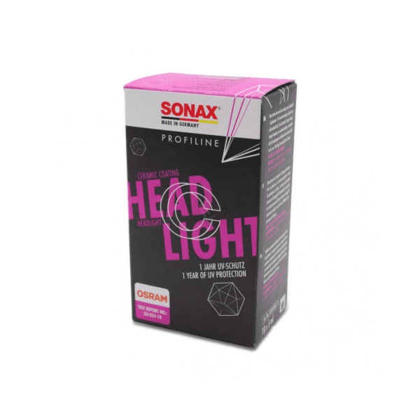 Sonax Headlight Coating premaz je napredna zaštita za plastične farove na vozilima. Vrlo jednostavna aplikacija, uz odlične i dugotrajne rezultate zaštite svjetlosnih grupa na svim vrstama vozila. Jedno pakiranje je dovoljno za 10 setova farova.