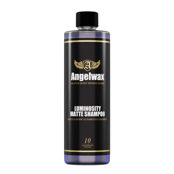 Angelwax Luminosity Matte Shampoo 500ml šampon je tekućina plave boje koja dolazi u prozirnoj bezbojnoj plastičnoj boci i služi za čišćenje eksterijera mat vozila.