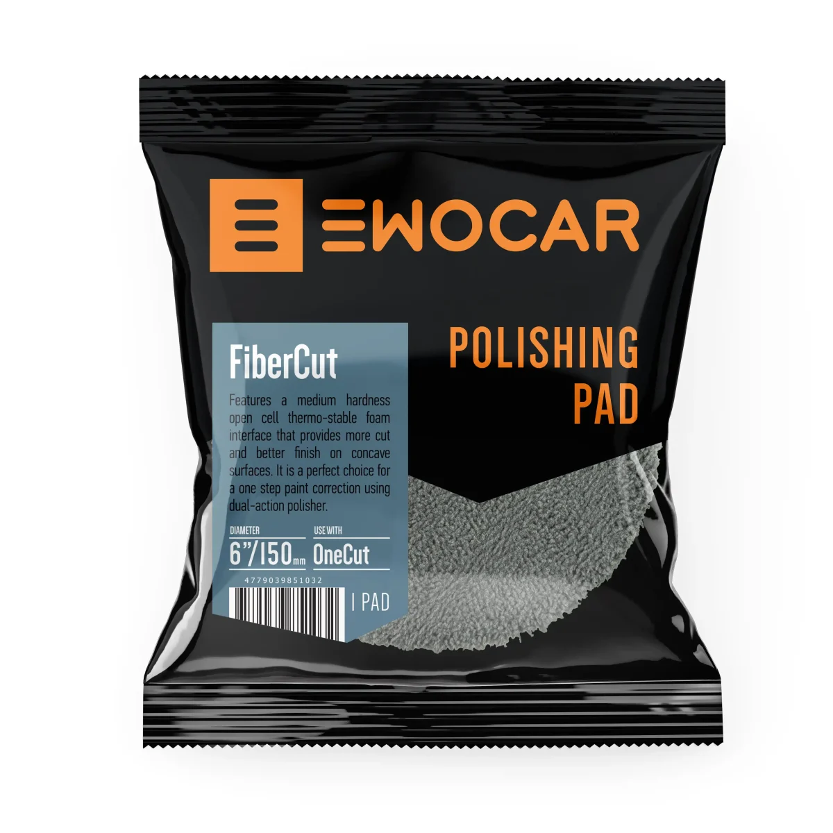 Ewocar FiberCut Microfiber Pad mikrofibra za poliranje donosi izvrsnu moć korekcije lakiranih površina, uz ostavljanje nevjerojatnog finiša. Može se koristiti s grubim ili srednjim pastama za poliranje, a rezultat će svaki puta biti bolji od očekivanog.