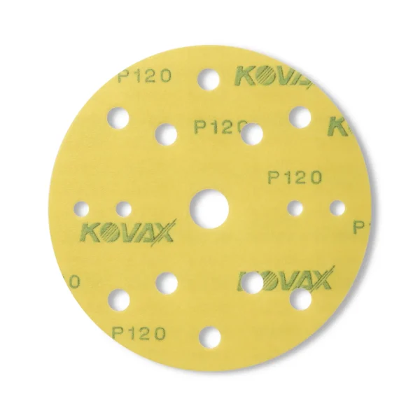 Kovax Max Film Super Tack Disc 150mm brusni papiri su prvoklasni brusni papiri japanske proizvodnje. Zahvaljujući posebnoj tehnologiji abraziva Kovax papiri se mnogo manje zapunjavaju od klasičnih brusih papira, a uniformirani uzorak brušenja je zagarantiran.