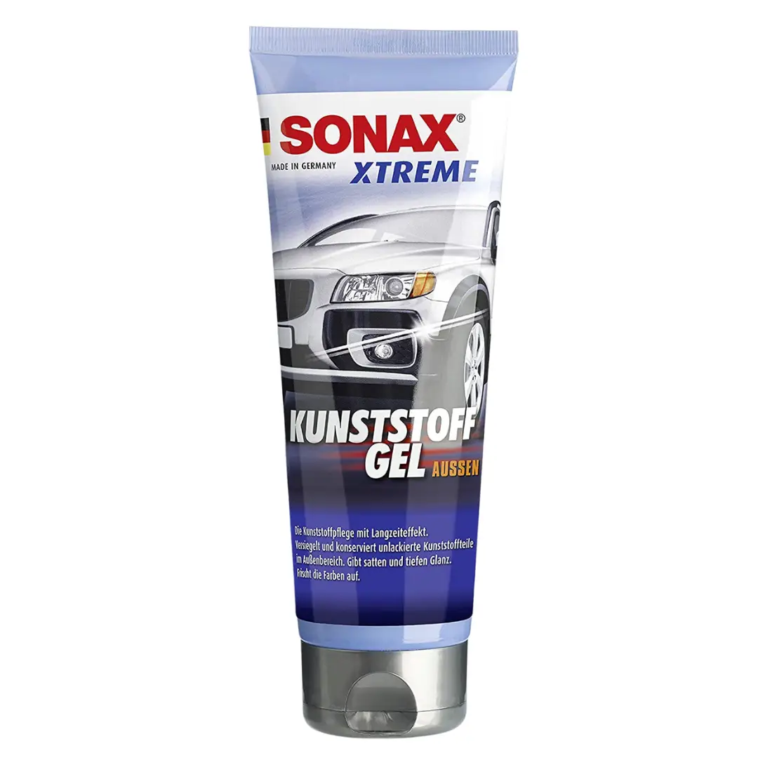 Sonax Plastic Restorer Gel NanoPro 250ml premaz za plastiku u plastičnoj tubi.