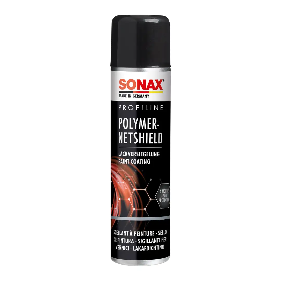 Sonax Polymer NetShield 340ml sealant na aerosolnoj bazi omogućuje brzu i iznimno jednostavnu zaštitu vozila koje može trajati i do 6 mjeseci.