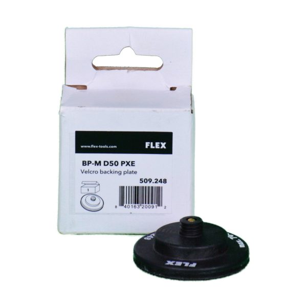 Flex PXE80 Backing Plate 50mm podložna ploča je podložna ploča od 2 inča (50mm) za FLEX PXE 80 koja omogućuje dodatnu fleksibilnost s FLEX PXE 80 bežičnom polirkom.