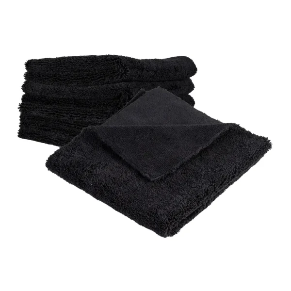 PHD Black Pro Towel SET 10 kom krpe od mikrofibre je set od 10 komada ručnika težine 400GSM-a, izuzetno kvalitetnog sastava od mikrofibre (80% polyester, 20% polyamide), veličine 40x40cm.