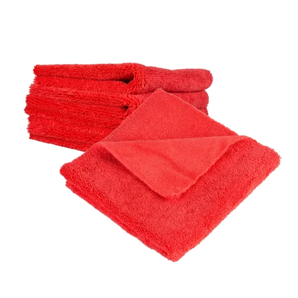 PHD Red Pro Towel SET 10 kom krpe od mikrofibre je set od 10 komada ručnika težine 400GSM-a, izuzetno kvalitetnog sastava od mikrofibre (80% polyester, 20% polyamide), veličine 40x40cm.