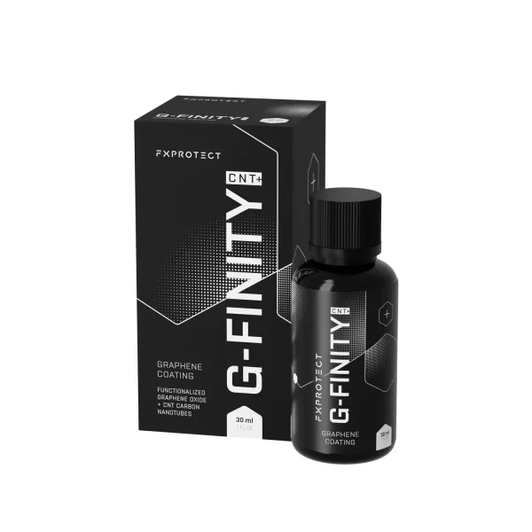 FX Protect G-Finity CNT+ Graphene Coating 30ml keramički premaz je novi superhidrofobni napredni premaz ugljično-keramičke formule s dodatnim ugljičnim nanocjevčicama.