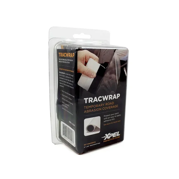 Xpel Tracwrap 4″x20′ Temporary Protection Film zaštitna folija je prva privremena folija za zaštitu lakiranih površina koja može zaustaviti oštećenja kamenja i jedina privremena folija koja pruža zaštitu sličnu profesionalno postavljenom PPF-u za djelić cijene. 