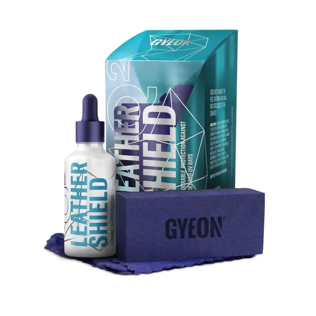 GYEON Q2 Leather Shield 50ml keramički premaz za kožu je pravi keramički premaz na bazi SiO2 koji je vrlo jedinstven u svojoj jednoslojnoj primjeni.