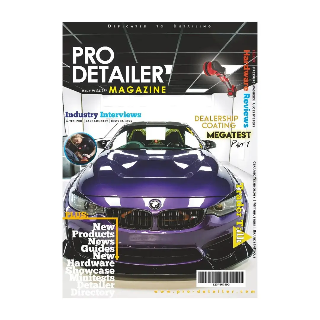 ProDetailer Magazine Issue 9 detailing časopis je stručni detailing časopis koji se bavi širokim rasponom tema iz detailing svijeta. Od usporedbe proizvoda i alata, do predstavljanja vrhunskih detailera i raznih sajmova. Štivo koje svaki detailer mora pročitati!