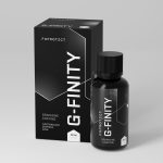 FX Protect G-Finity Graphene Coating 30ml keramički premaz na bazi grafena povećava skliskost, naglašava dubinu boje i štiti boju od UV zračenja. Stvara debeli, elastomerni sloj koji sadrži inteligentne čestice sa samozacjeljujućim svojstvima. To znači da se pod utjecajem visoke temperature sitne ogrebotine zatvaraju i njihovi tragovi nestaju. I sve to sa samo jednim slojem!