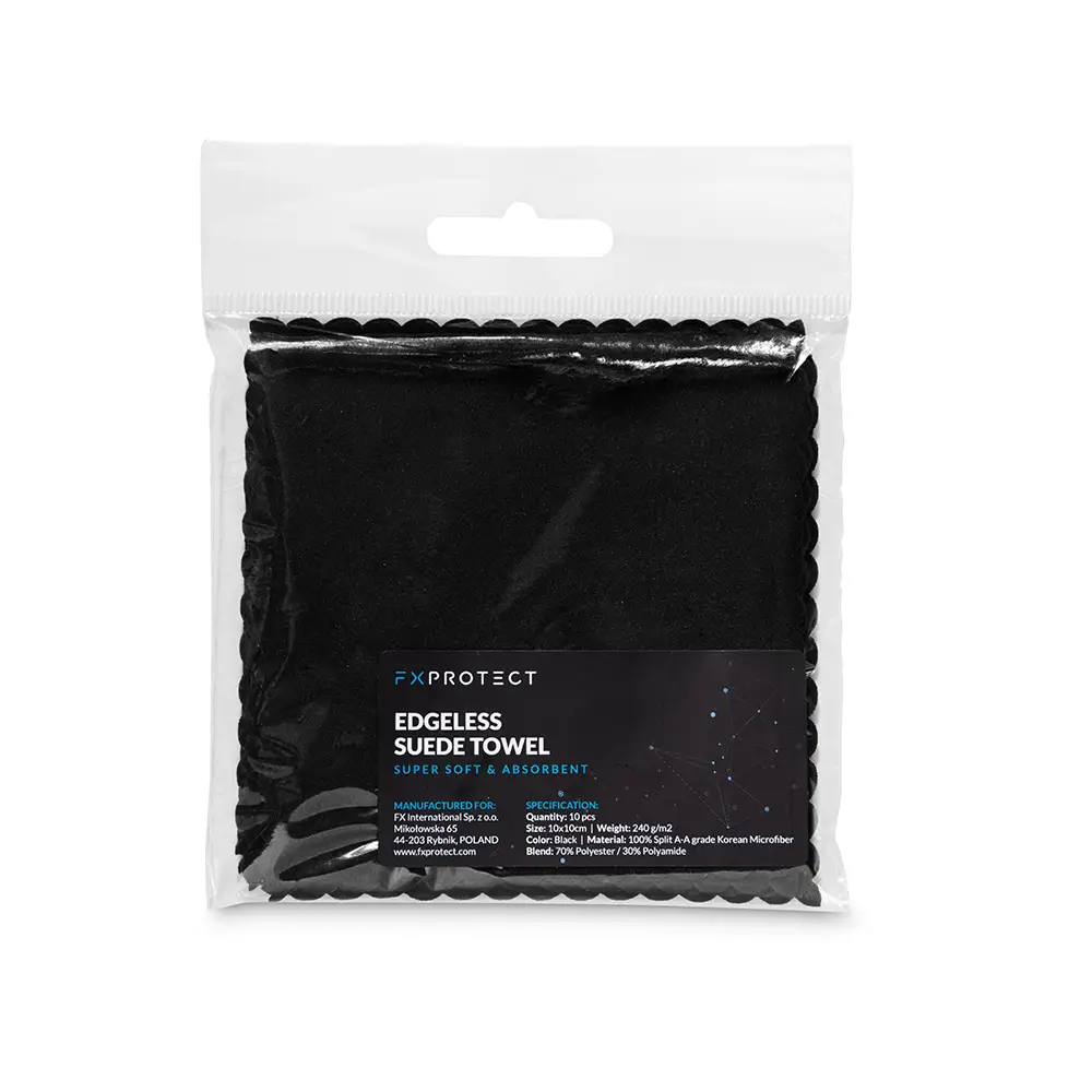 FX Protect Edgeless Suede Towel Pack 10kom krpica za keramičke premaze služi za aplikaciju keramičkih premaza na različite površine.