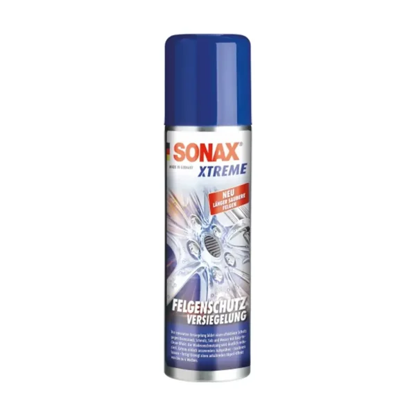 Sonax Xtreme FelgenSchutzVersiegelung 250ml vosak u spreju za felge osigurava vrhunsku zaštitu i održava naplatke vašeg vozila čistima i sjajnima. Ova inovativna formula stvara nevidljivi zaštitni sloj koji učinkovito odbija kočionu prašinu, prljavštinu i vodu, olakšavajući održavanje i štiteći felge od štetnih utjecaja.