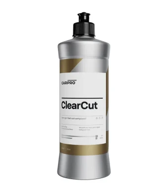 CarPro Clear Cut Compound 500ml pasta za poliranje je pasta za kojom posežete PRIJE finog poliranja! Clearcut je razvijen za BRZO uklanjanje defekata. Unutar 1-2 prolaza možete primijetiti kako defekti doslovno nestaju pred vašim očima jer pasta počinje postajati prozirna.