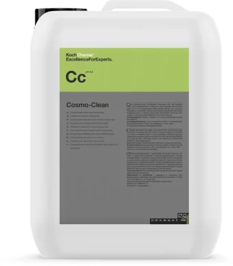 Koch Chemie Cc Cosmo-Clean 11kg sigurnosno sredstvo za čišćenje podova je visoko koncentrirano, blago alkalno, sigurnosno sredstvo za čišćenje bez pjene, NTA i otapala za mehaničko i ručno čišćenje industrijskih, radioničkih i drugih građevinskih podova. 