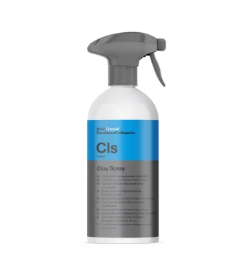 Koch Chemie Cls Clay Spray 500ml lubrikant za gliniranje je blagi lubrikant koji ne oštećuje premaze. Namijenjen je za korištenje s glinom, glinenim ručnicima ili glinenim spužvicama.